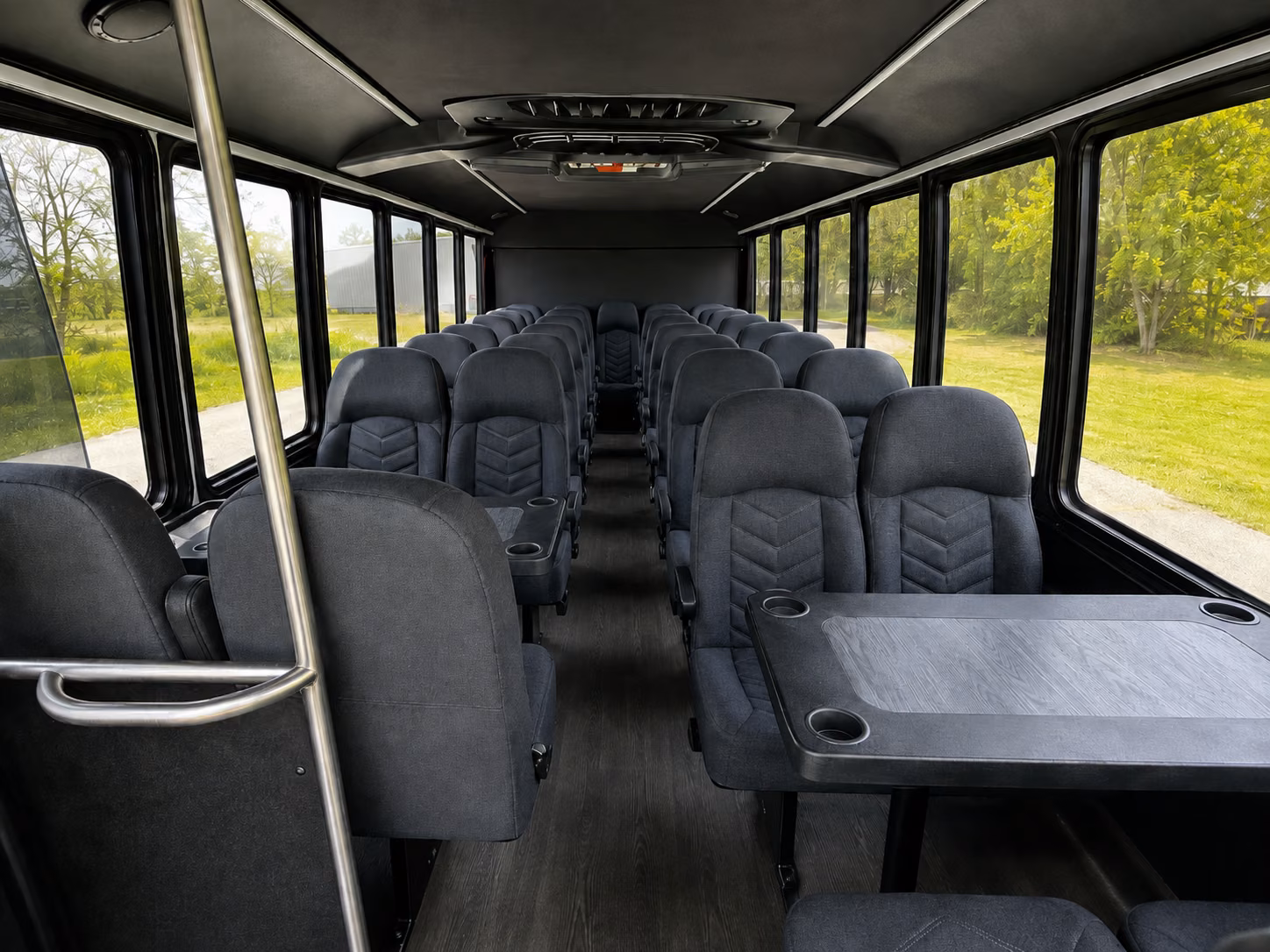south jordan 18 passenger minibus inside