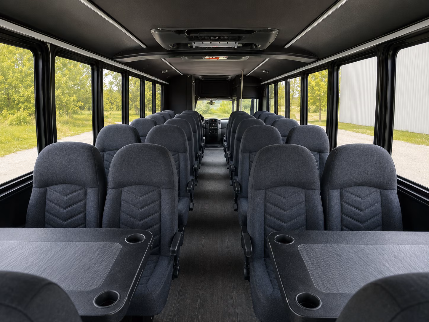 south jordan 18 passenger minibus interior