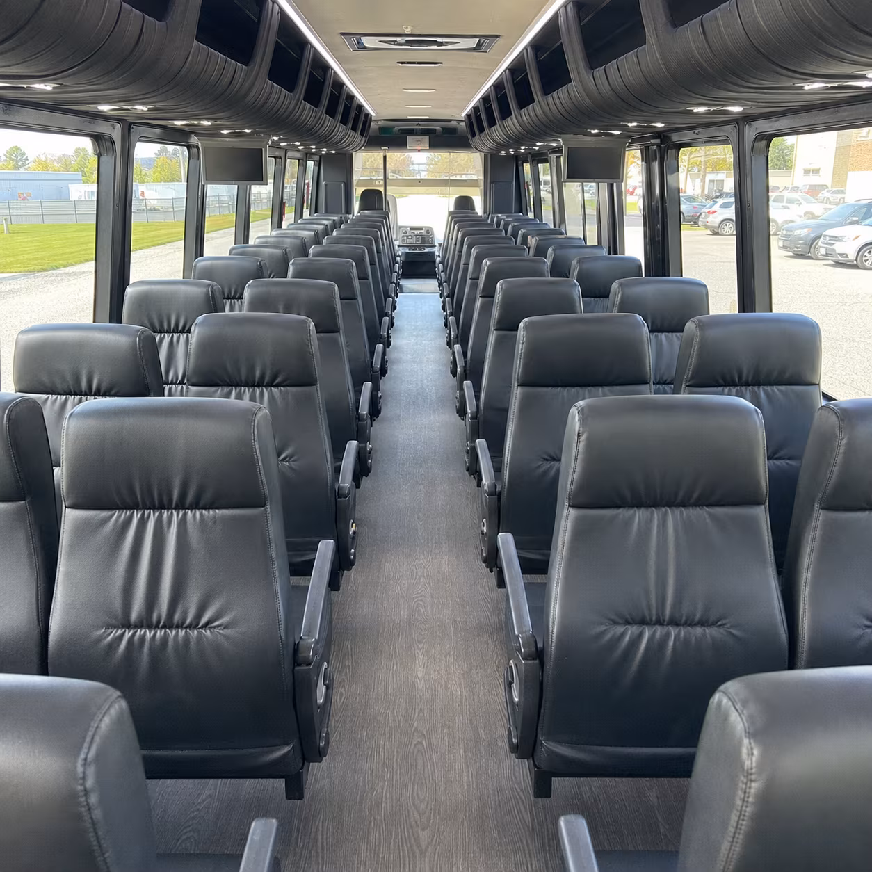south jordan 28 passenger minibus inside