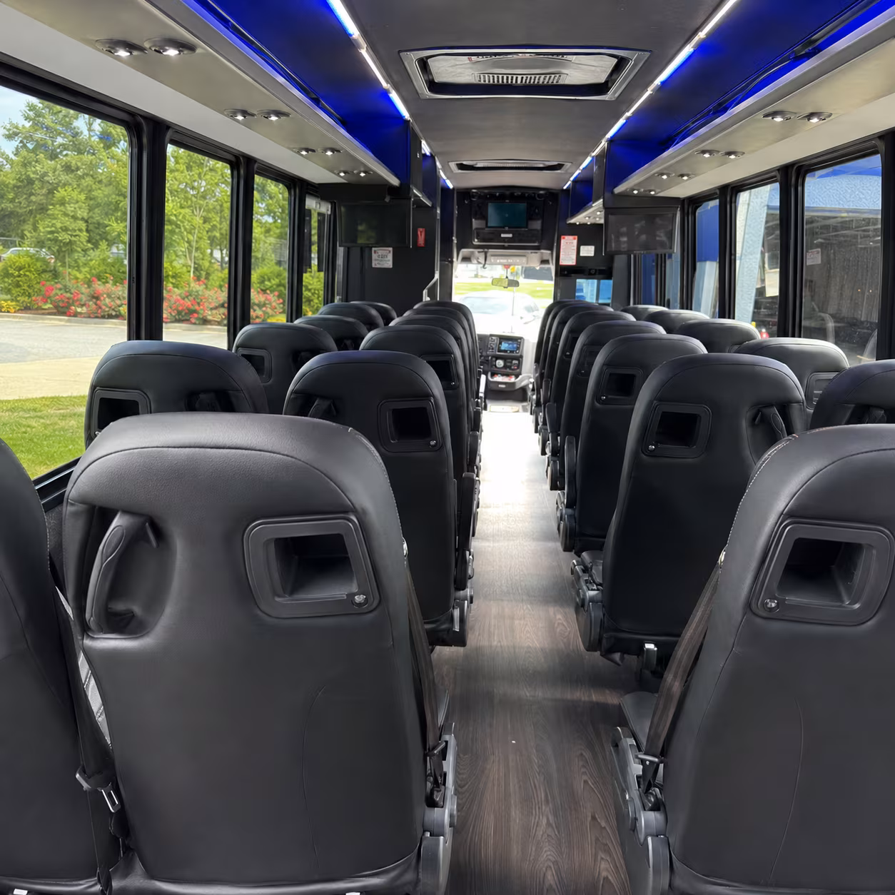south jordan 28 passenger minibus interior