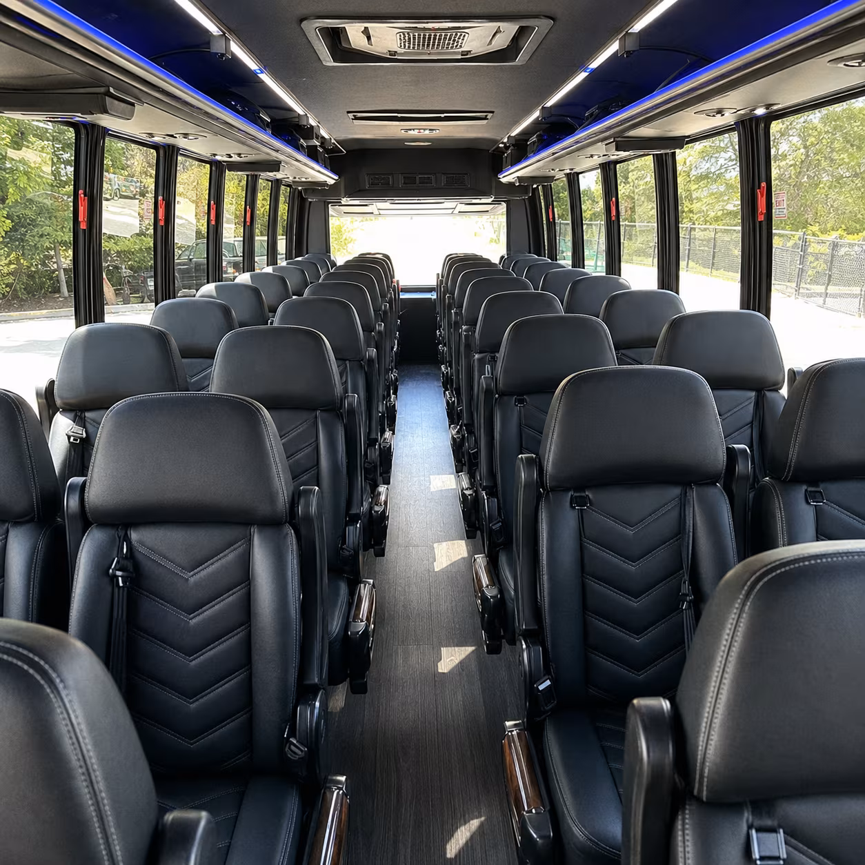 south jordan 35 passenger minibus inside