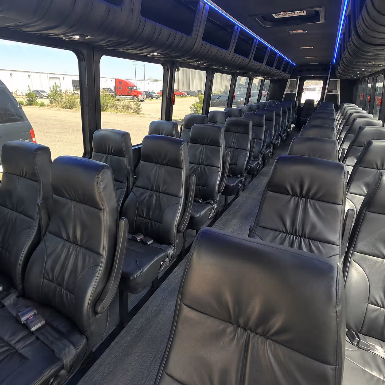 south jordan 35 passenger minibus interior